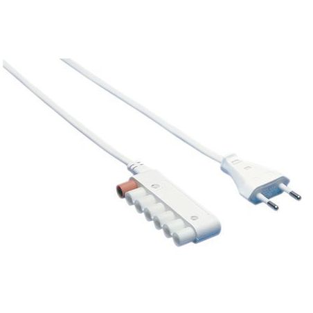 Câble d'alimentation pour spot et réglette 230 V 6 sorties + 1 sortie pour interrupteur ou contacteur 531.414.01 ELEKTRA