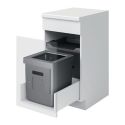 Poubelle OEKO à poser dans tiroir pour LEGRABOX avec couvercle coulissant Pour meuble de 450 / 500 mm 200.1671.43 PEKA