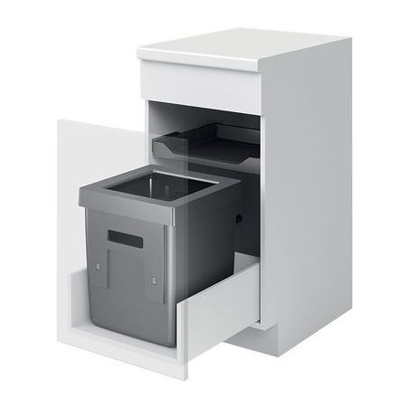 Poubelle OEKO à poser dans tiroir pour LEGRABOX avec couvercle coulissant Pour meuble de 450 / 500 mm 200.1671.43 PEKA