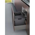 Poubelle OEKO à poser dans tiroir pour LEGRABOX avec couvercle coulissant Pour meuble de 600 mm 200.1669.43 PEKA