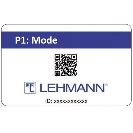 Cartes de programmation pour serrure électronique Captura Set de cartes de paramètrage 051250024 LEHMANN