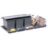 Poubelle de tiroir pour TANDEMBOX avec couvercle basculant Pour meuble de 1200 mm 6924GSTI1 GOLLINUCCI
