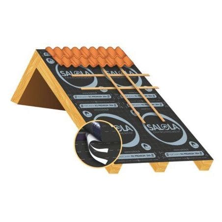 Écran sous-toiture aeromax R2 premium 2BA avec bandes adhésives AEROMAXR2PREMIUM 2BA SALOLA