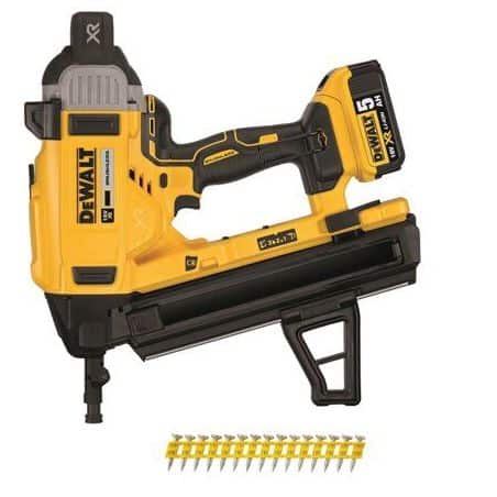Lot cloueur béton / acier 18 V DCN890P2-QW + 5 boites de clous béton DEWALT