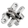 Charnière 180° pour allonges type Papillon Pour plateau d'épaisseur : de 18 à 25 mm 15852