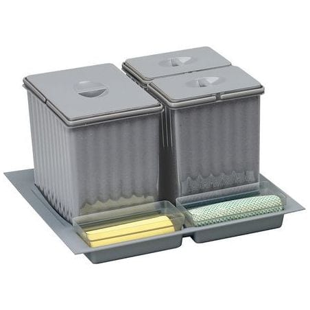 Poubelle de tiroir pour TANDEMBOX avec couvercle Pour meuble de 600 mm 6913GS1 GOLLINUCCI