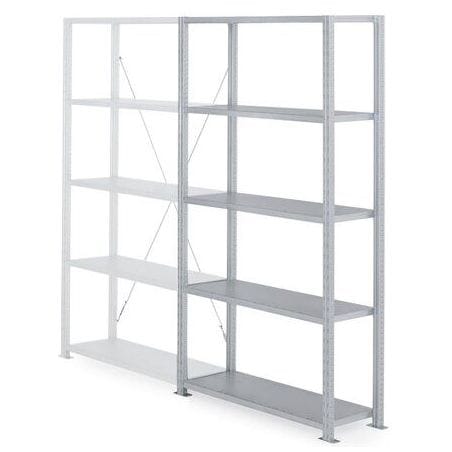 Rayonnage Adaptiv tablette métallique Elément supplémentaire BT50201050NC10199 MANORGA