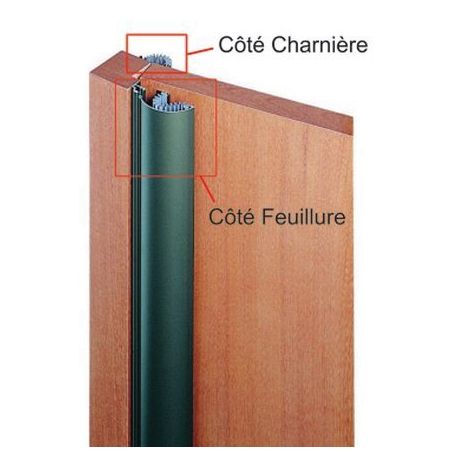Anti-pince-doigts Élégance côté feuillure 7014 F protection standard 028241 VACHETTE