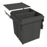 Poubelle suspendue grande capacité EVO Pour meuble de 500 mm 6580EVN450C GOLLINUCCI