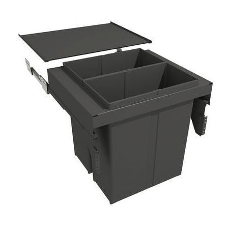 Poubelle suspendue grande capacité EVO Pour meuble de 600 mm 6580EVN460C GOLLINUCCI