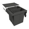 Poubelle suspendue grande capacité EVO Pour meuble de 600 mm 6580EVN460C GOLLINUCCI
