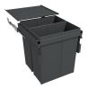 Poubelle suspendue grande capacité EVO Pour meuble de 500 mm 6580EVG450C GOLLINUCCI