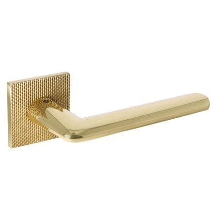Béquille double sur rosace carrée fine 4165 Laiton poli satiné 4165 5SQ T2/33 ENDEX
