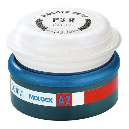 Lot de 6 filtres A2P3 R + 1 demi-masque série 7000 offert 700201 + 923001 MOLDEX