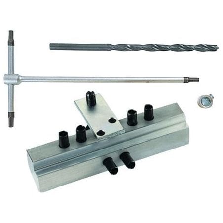 Gabarit de percage pour fiche Exacta à recouvrement Aluminium MA701130G024 OTLAV