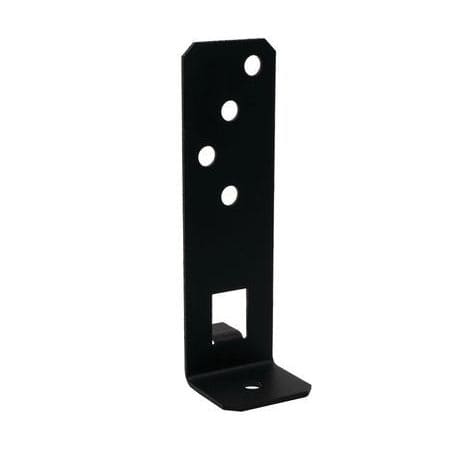 Pied de poteau réglable en largeur PPG Acier finition noire PPG60/25PB SIMPSON