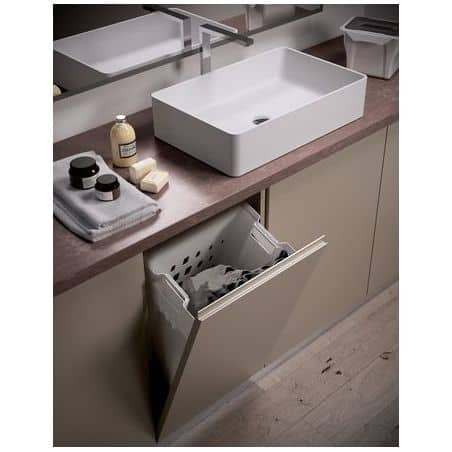 Panier à linge rabattable Pour largeur de meuble 450 mm 6LAB1BH1SG GOLLINUCCI