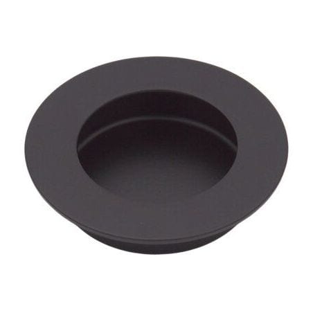 Poignée cuvette ronde bord large inox 304 Epoxy noir mat DM2016.IN.3