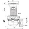 Vidage complet lavabo NANO 6.7 NANO 6.7 QUICK CLAC 30723976 Wirquin
