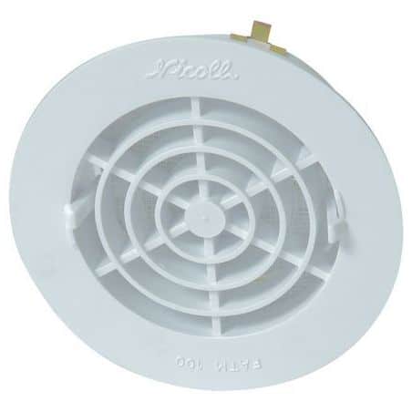 Grille pour tube PVC intérieur Fatm blanc obturable FATM100 NICOLL