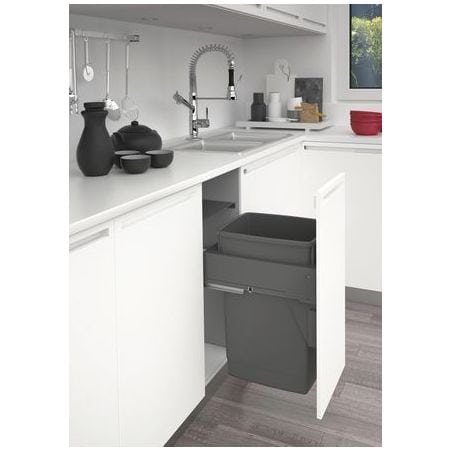 Poubelle coulissante 60 L Pour meuble de 400 mm 235457000400 SIGE