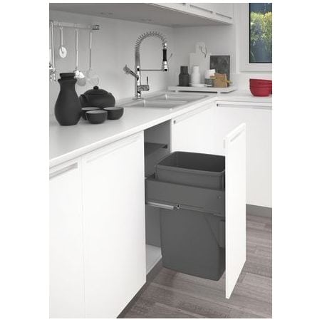Poubelle coulissante 60 L Pour meuble de 500 mm 235457000500 SIGE