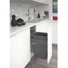 Poubelle coulissante 60 L Pour meuble de 500 mm 235457000500 SIGE