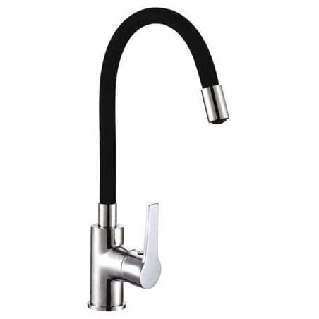 Mitigeur d'évier noir chromé MADI+ MPL13FLEXNE THEWA THERMADOR
