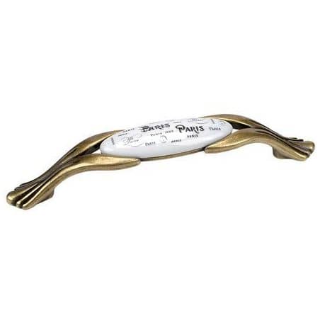 Poignée Paris porcelaine Bronze antique Florence M94.00.Q4.D1G