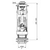 Mécanisme double chasse à étrier WIRQUIN ONE 10723673 Wirquin