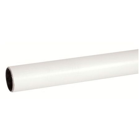 Tube de penderie rond Acier plastifié blanc M705 BLANC DUVAL