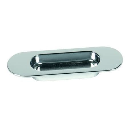 Poignée cuvette oblongue 3922 zamak Chromé brillant 3922/400