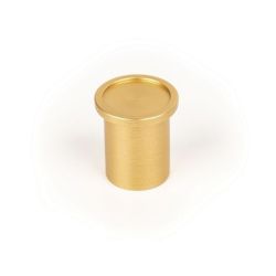 Bouton Round aluminium Laiton foncé brossé 0499025L291 VIEFE