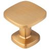 Bouton QUART mini 0608 zamak Laiton brossé 0608026Z618 VIEFE