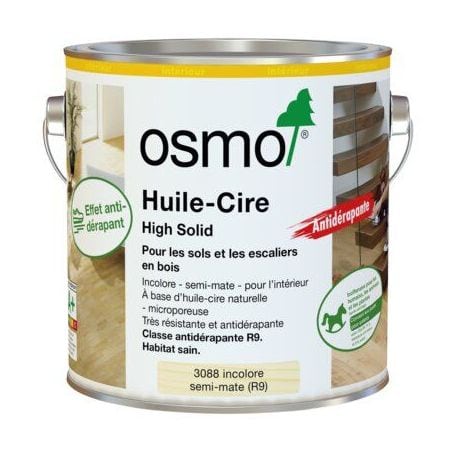 Cire applicable au pistolet anti dérapante R9 2,5L 15101000 OSMO