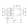 Pack WC au sol GEBERIT RENOVA COMFORT 501.849.01.1 GEBERIT