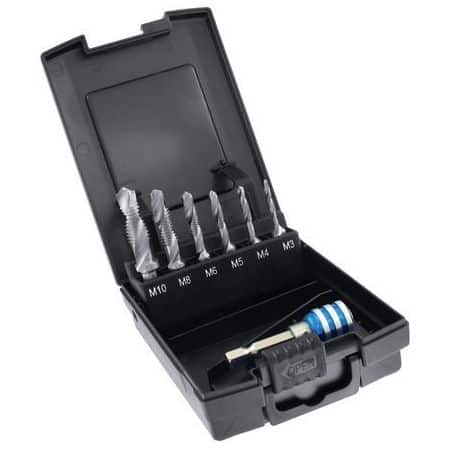 Coffret 6 forets taraudeur fraiseur HSS 10502970001 TIVOLY