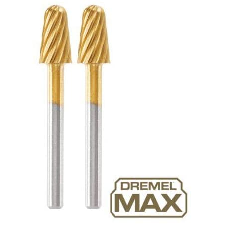 Lot 2 fraises à sculpter DREMEL MAX 117 26150117DM DREMEL