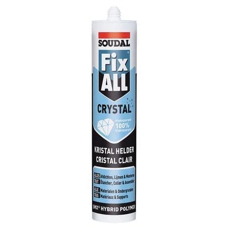 Mastic-colle MS polymère FIX all Crystal SOUDAL x12