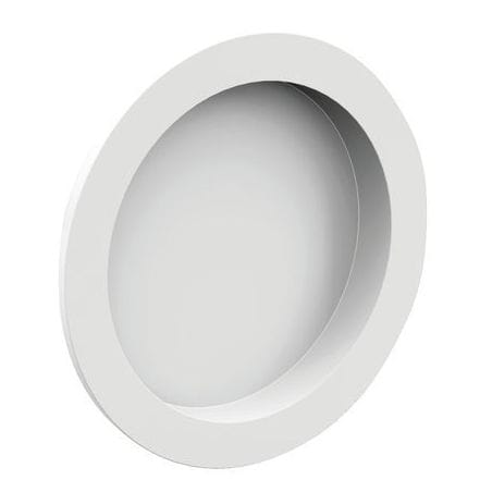 Poignée cuvette rond I-250 inox 304 Epoxy blanc mat 02623