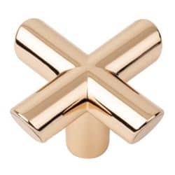 Bouton EQUIS zamak Laiton...