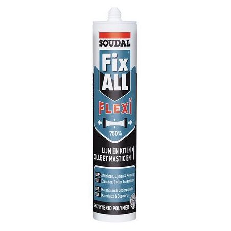 Mastic-colle MS polymère FIX all Flexi Carton 12 SOUDAL