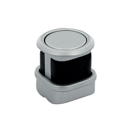 Bouton poussoir zamak Aluminium métallisé PO2015Z30E215
