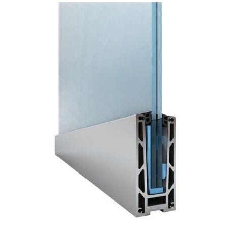 Profil garde-corps ERP Pour pose au sol 1000.250.20 GCD