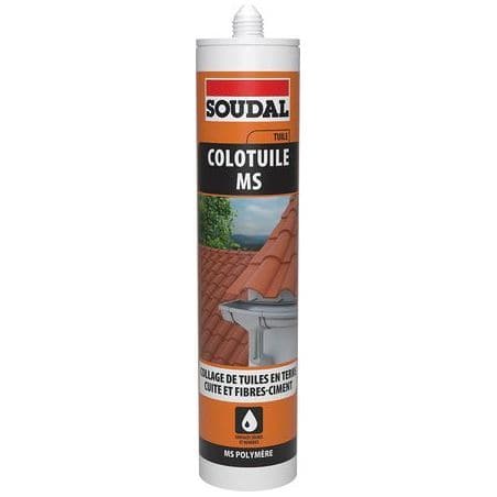 Mastic-colle MS polymère Colotuile MS Carton 12 SOUDAL