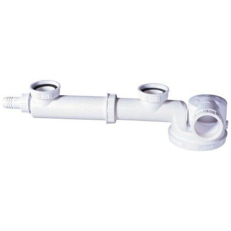 Tubulure évier avec siphon ultra plat 30723640 Wirquin