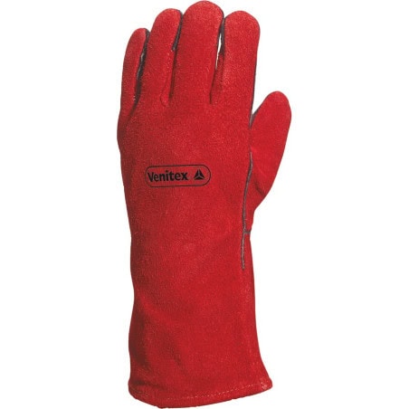 Gants de soudeur anti-chaleur en cuir de bovin T10