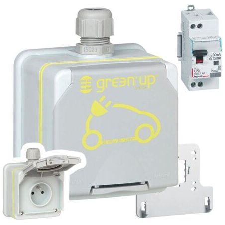 Pack 2P+T prêt à poser Green'up access 090476 LEGRAND