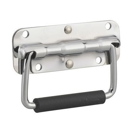 Poignée sur platine à ressort Acier nickelé 00930186