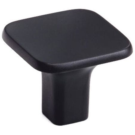 Bouton Scoop carré zamak Noir mat 11.4160.12 METAKOR